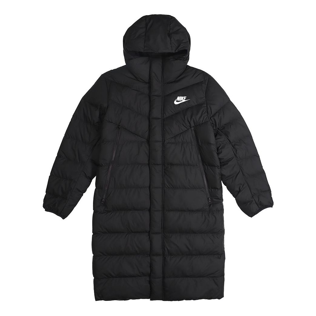 Nike Sportswear Windrunner Down Fill Long hooded down Jacket Black AA8854-010