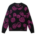 Stussy Spiral Knit Sweater 'Black Purple' 117150