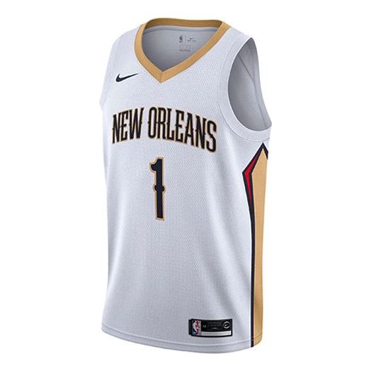 Nike NBA new orleans pelicans limited 1 SW Fan Edition Basketball Jersey White 864433-103