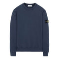Men's STONE ISLAND Sleeve Cotton Round Neck Navy Blue 731563020-V0028