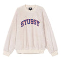 Stussy Pilar Sherpa Logo Round-neck Sweatshirt Natural 218088NATL