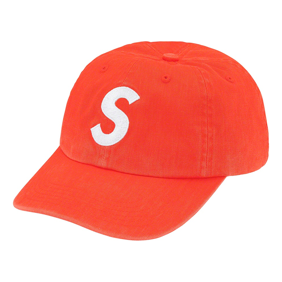 Supreme Pigment Print S Logo 6-Panel 'Orange White' SUP-FW22-1017