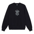 Men's Stussy FW21 Round Neck Pullover Navy Blue 1914755