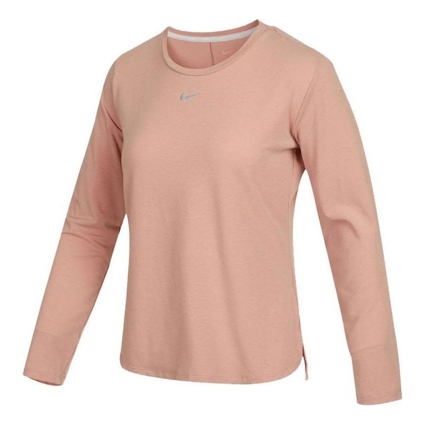(WMNS) Nike AS W NK One LUXE DF LS STD Top Rose WHISPER DD0621-609