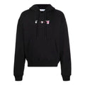 Off-White Acrylic Arrow Over Hoodie 'Black Fuchsia' OMBB037F21FLE0151032