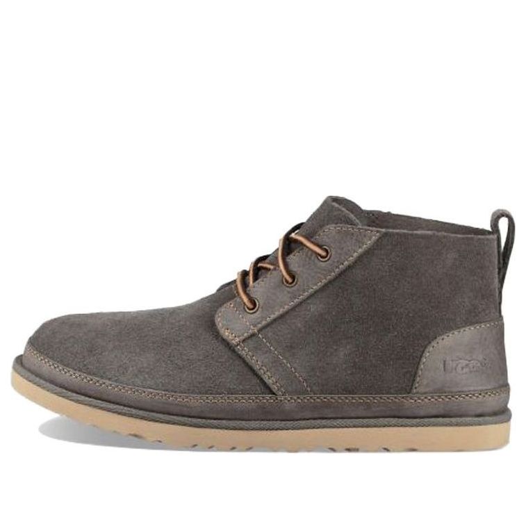 UGG Neumel Unlined Leather Lacing Cargo Gray 1020369-CHRC