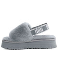 (WMNS) UGG Disco Slide Cozy Thick Sole Casual Slipper Gray 1112258-AFG
