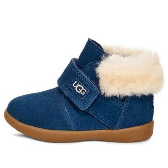(PS) UGG Nolen fur Short Boots Deep Blue 1106229T-NWNV