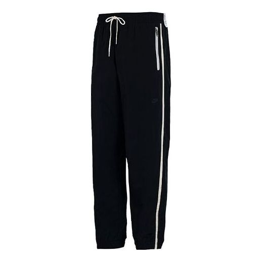 Men's Nike Running Training Breathable Bundle Feet Sports Pants/Trousers/Joggers Black DD7037-010