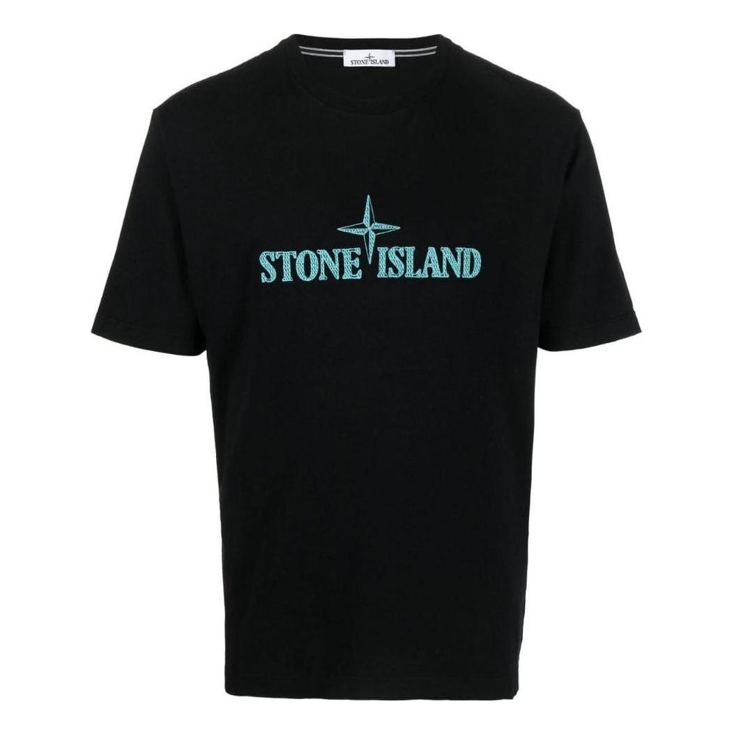 STONE ISLAND Script T-shirt 'Black' 781521579-V0029