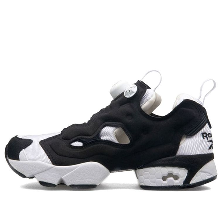 Reebok Instapump Fury OG Hollow Out Splicing Shoes/Sneakers Unisex Black White M48559