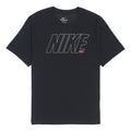 Men's Nike Solid Color Alphabet Quick Dry Breathable Training Sports Short Sleeve Black T-Shirt DM6256-010
