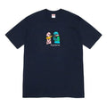 Supreme FW19 Week 17 Bite Tee Cartoon Graffiti Printing Short Sleeve Unisex Navy Blue SUP-FW19-10910