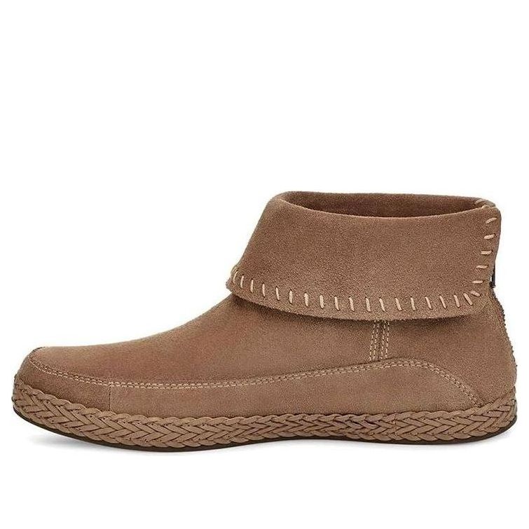 (WMNS) UGG Kavar Varney Fleece Lined Snow Boots Dark Brown 1104653-AMP