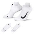 Nike Casual Sports Breathable Running Socks 2 Pairs White SX7554-100