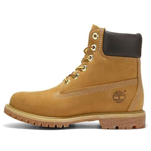 (WMNS) Timberland Icon Waterproof Nubuck Leather Boot 'Yellow' 10361M