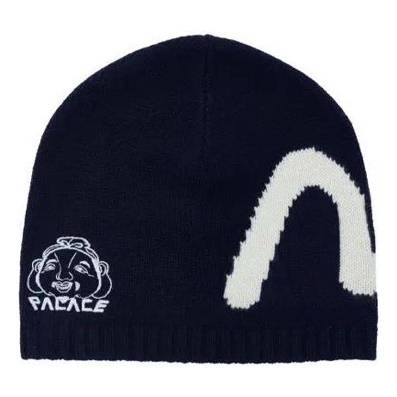 Palace X Evisu Seagull Godhead Beanie 'White' P21EVBN002