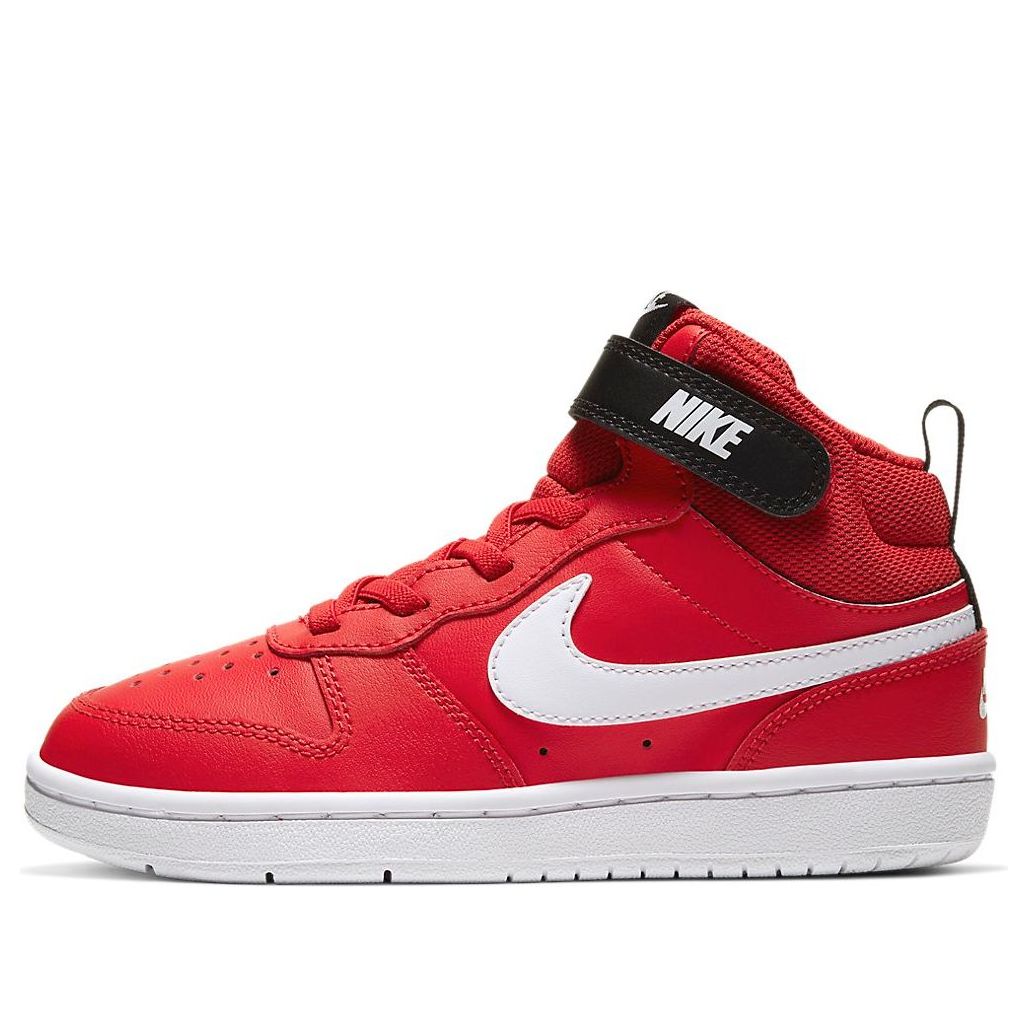 (PS) Nike Court Borough Mid 2 'Red Black White' CD7783-600
