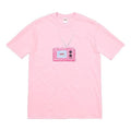 Supreme SS18 TV Tee Light Pink Printing Short Sleeve Unisex SUP-SS18-0089