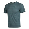 Nike M Nk Df Miler Top Ss Running Training Sports Short Sleeve Gray Green Graygreen CU5993-387