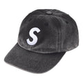 Supreme SS26 Pigment Coated S Logo 6-Panel 'Black' SUP-SS26-1019-BLK